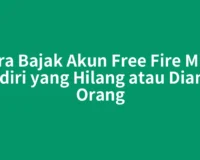 Cara Bajak Akun Free Fire Milik Sendiri yang Hilang atau Diambil Orang