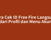 Cara Cek ID Free Fire Langsung dari Profil dan Menu Akun