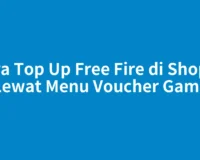 Cara Top Up Free Fire di Shopee Lewat Menu Voucher Game
