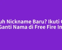 Butuh Nickname Baru? Ikuti Cara Ganti Nama di Free Fire Ini