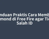 Panduan Praktis Cara Membeli Diamond di Free Fire agar Tidak Salah ID