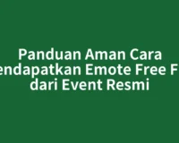 Panduan Aman Cara Mendapatkan Emote Free Fire dari Event Resmi