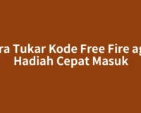 Cara Tukar Kode Free Fire agar Hadiah Cepat Masuk