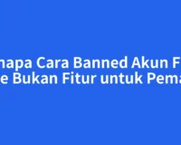Kenapa Cara Banned Akun Free Fire Bukan Fitur untuk Pemain