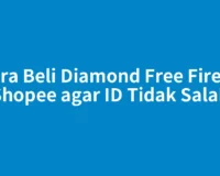 Cara Beli Diamond Free Fire di Shopee agar ID Tidak Salah
