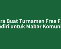 Cara Buat Turnamen Free Fire Sendiri untuk Mabar Komunitas