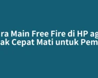 Cara Main Free Fire di HP agar Tidak Cepat Mati untuk Pemula
