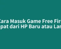 Cara Masuk Game Free Fire Cepat dari HP Baru atau Lama